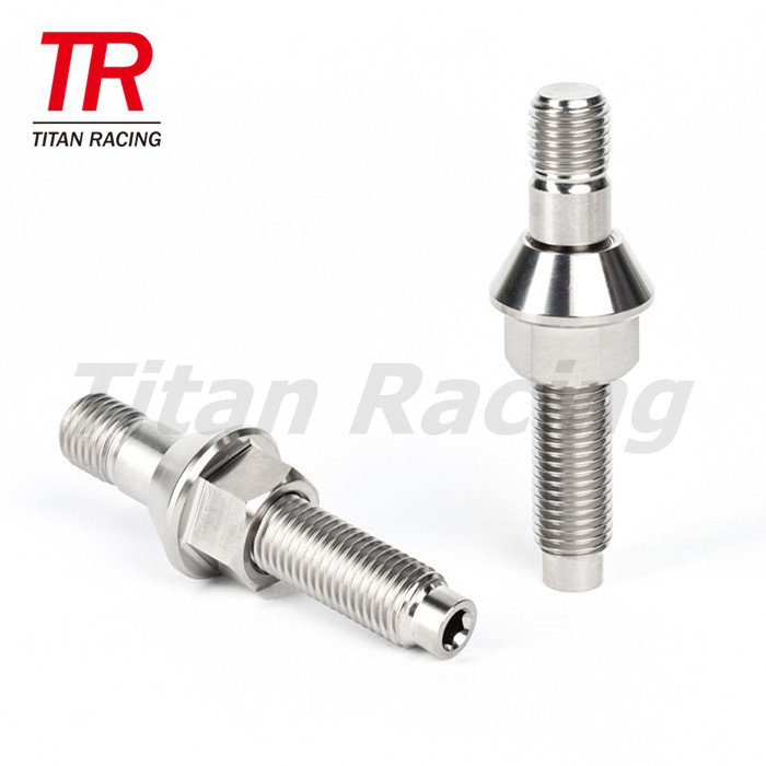 Gr5 Titanium Wheel Stud bolts and nuts titanium wheel stud kits for