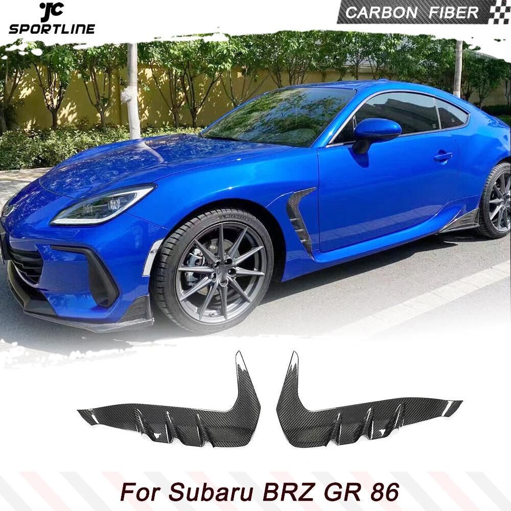 JC Carbon Fiber Side Air Vent Fender Trim Cover For Subaru BRZ 2022
