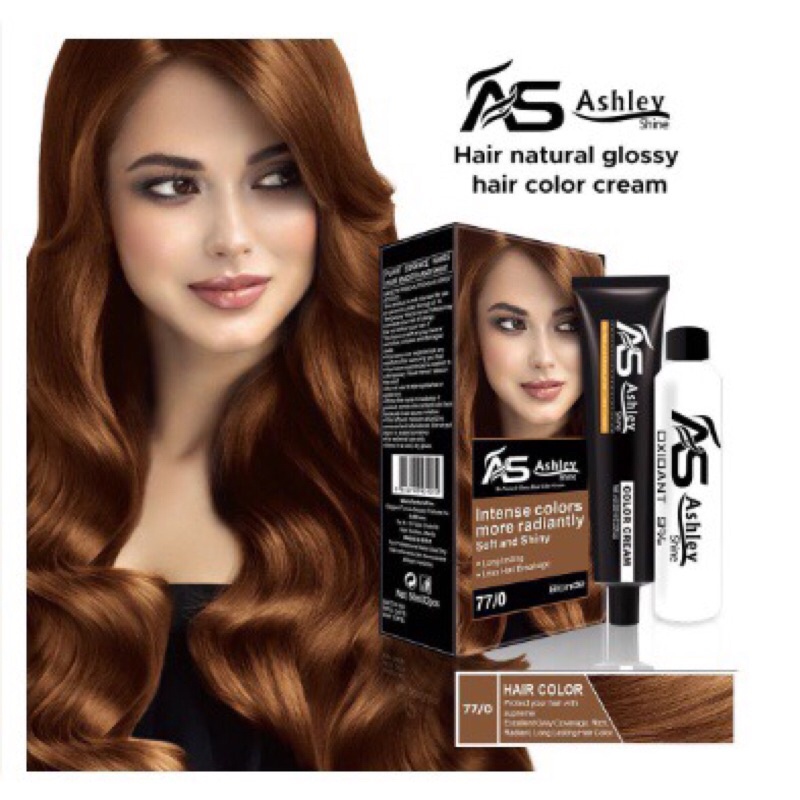 Ashley hair natural glossy hair color cream intense colors more