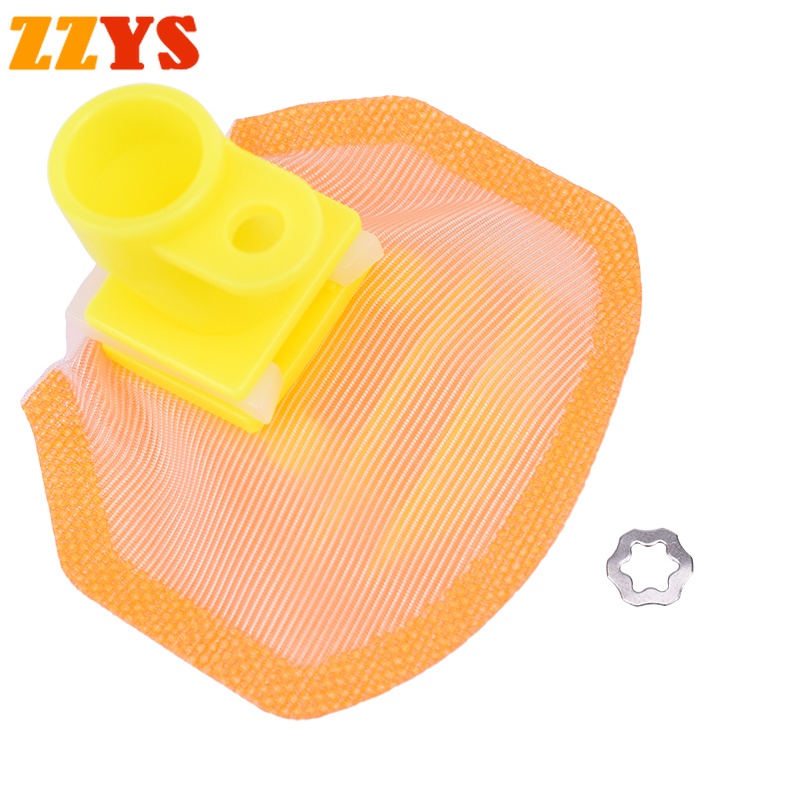 ☑ Motorcycle Petrol Gasoline Fuel Pump Core Oil Filter Strainer For