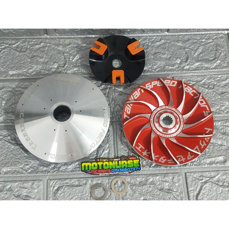 TARAGSIT RS8 Pulley Set for AEROX , NMAX , PCX , ADV , MIO125 , M3