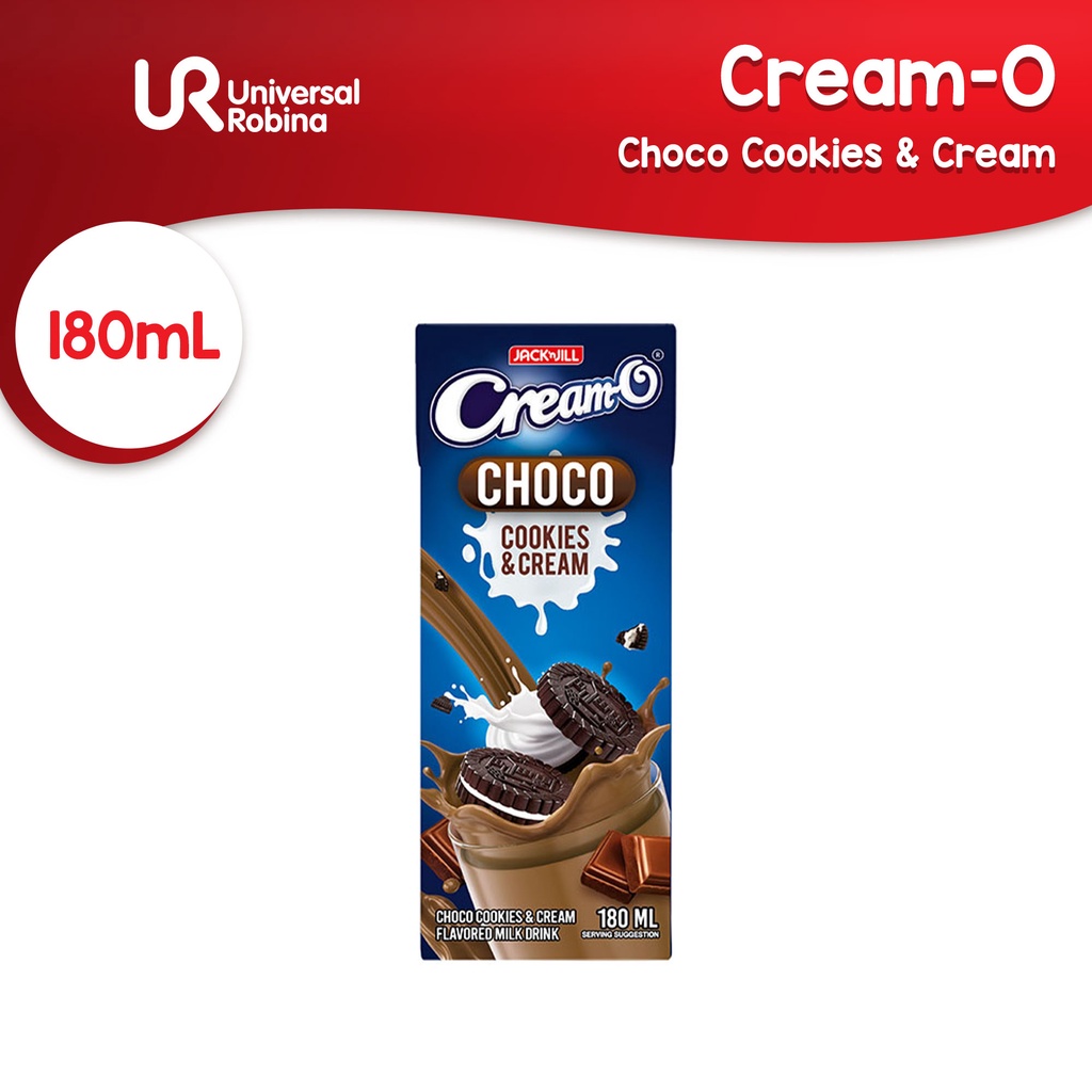 CreamO Choco Cookies & Cream Milk Drink (180ml) Shopee Philippines