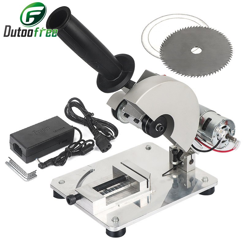 DIY Drill Micro Cutting Machine Mini Small Aluminum Alloy Table Saw