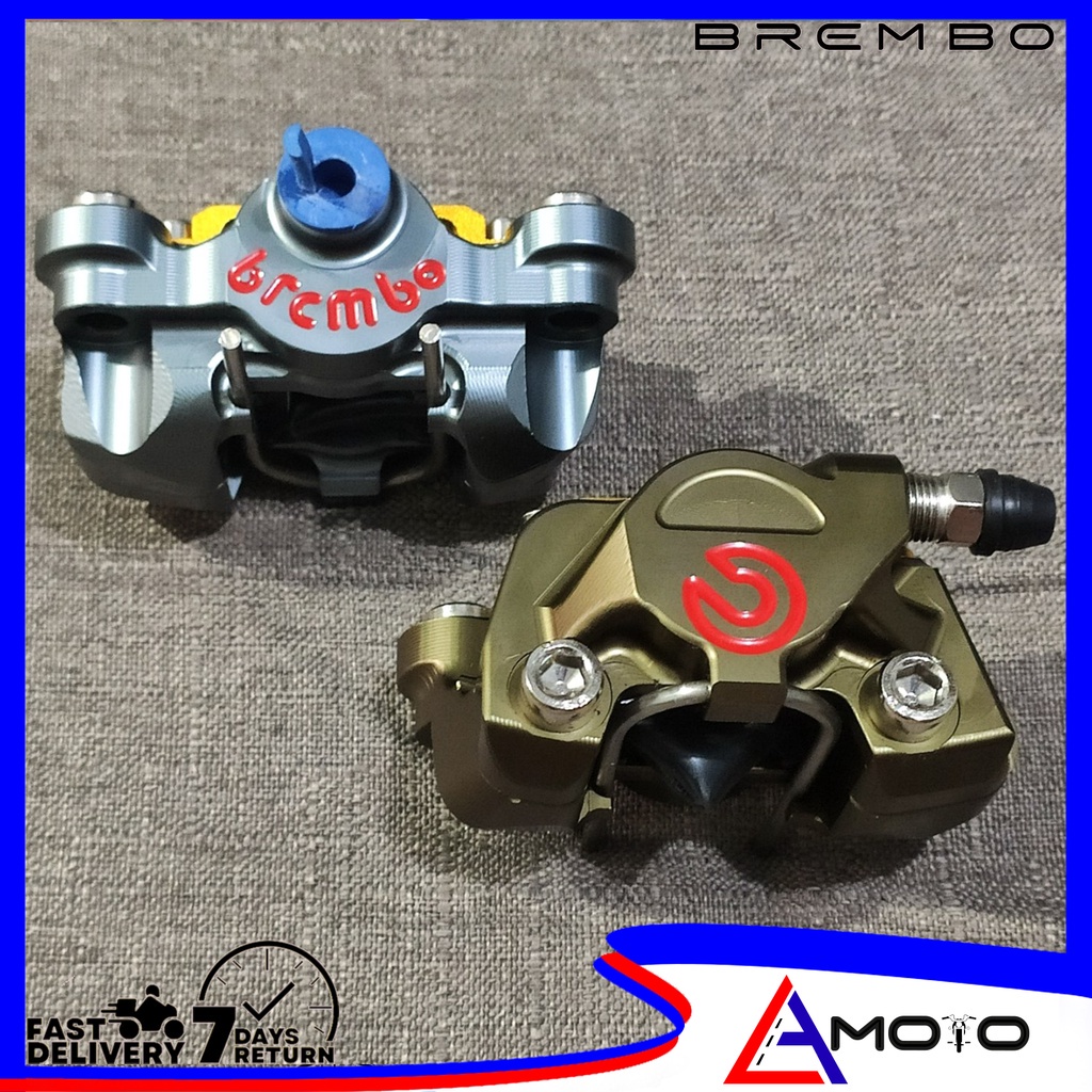 (SET) NEW BREMBO DORAEMON 2 POT CALIPER WAVE / XRM / MIO SPORTY