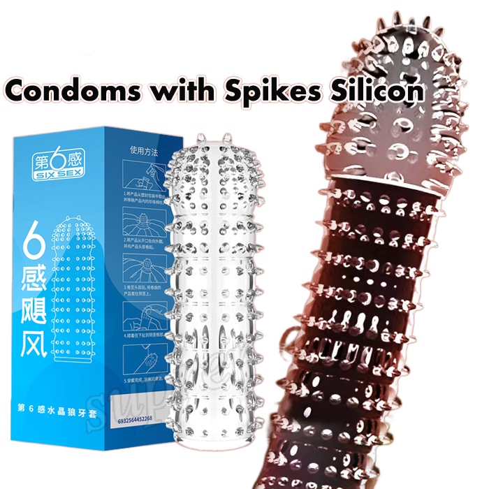 Newln Stock Condoms With Spikes Silicon Asian Fit Spike Condom Sex Or