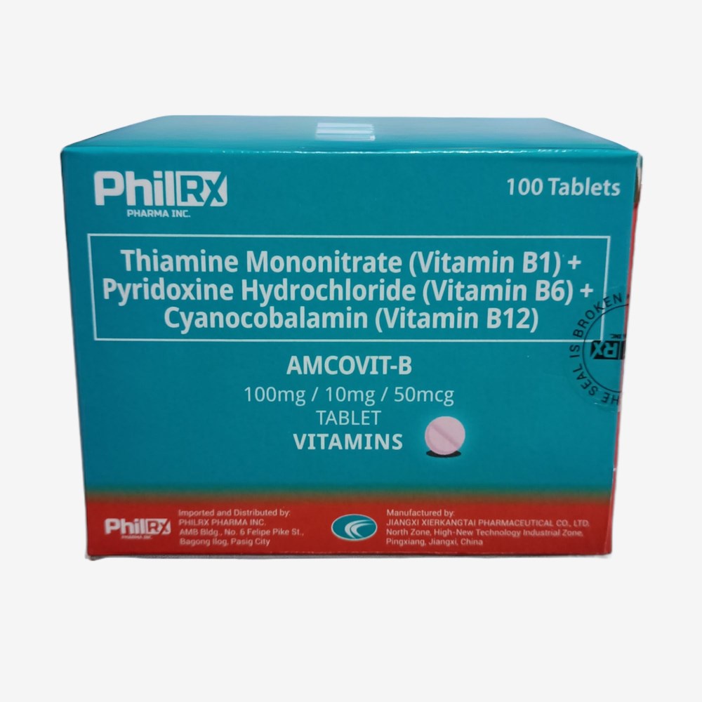 In stock ۩AMCOVITB / NERVITA Vitamin B1 + B6 + B12 Tablet Shopee
