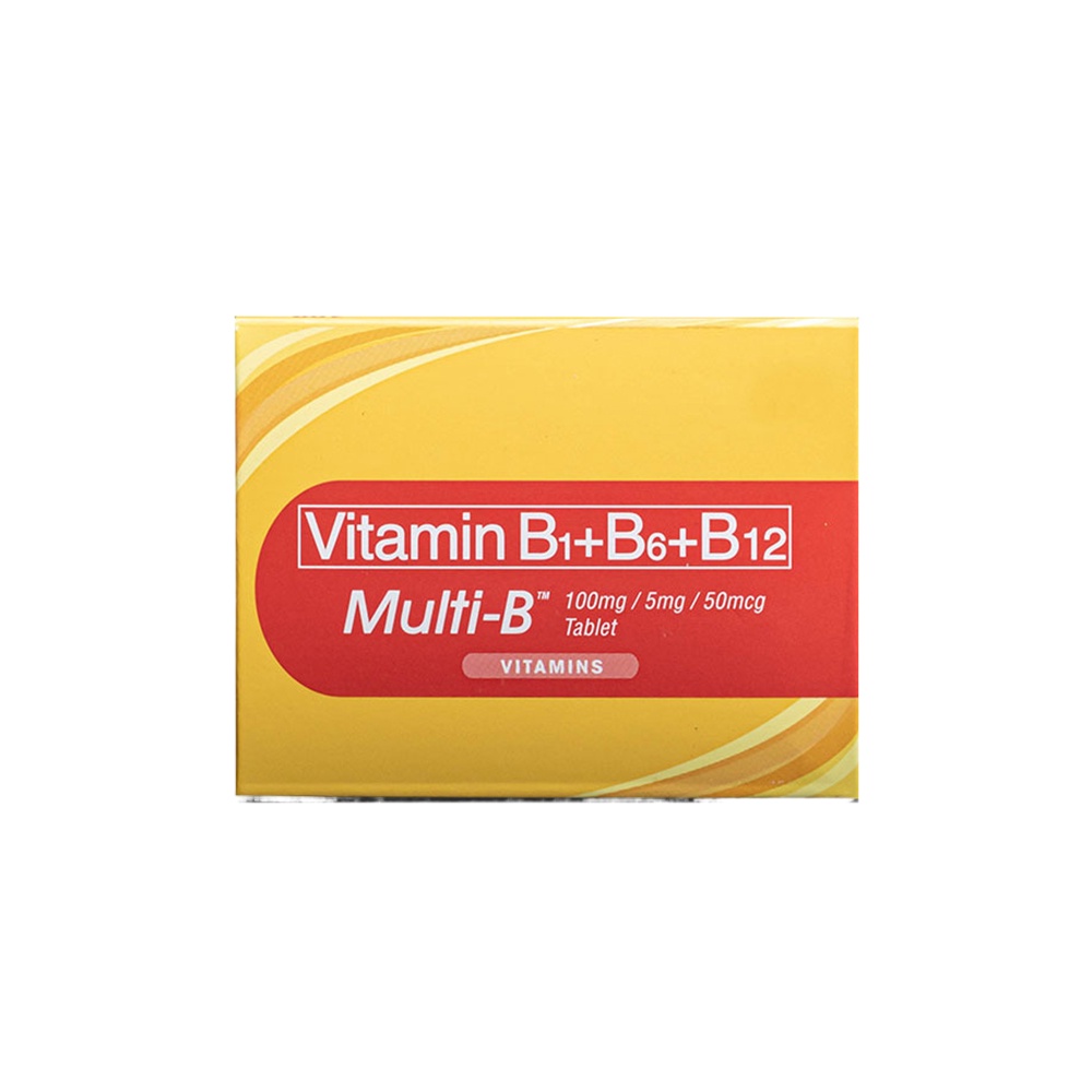 2023NEW United Home MultiB Vitamin B Complex (B1+B6+B12) 100 tablets