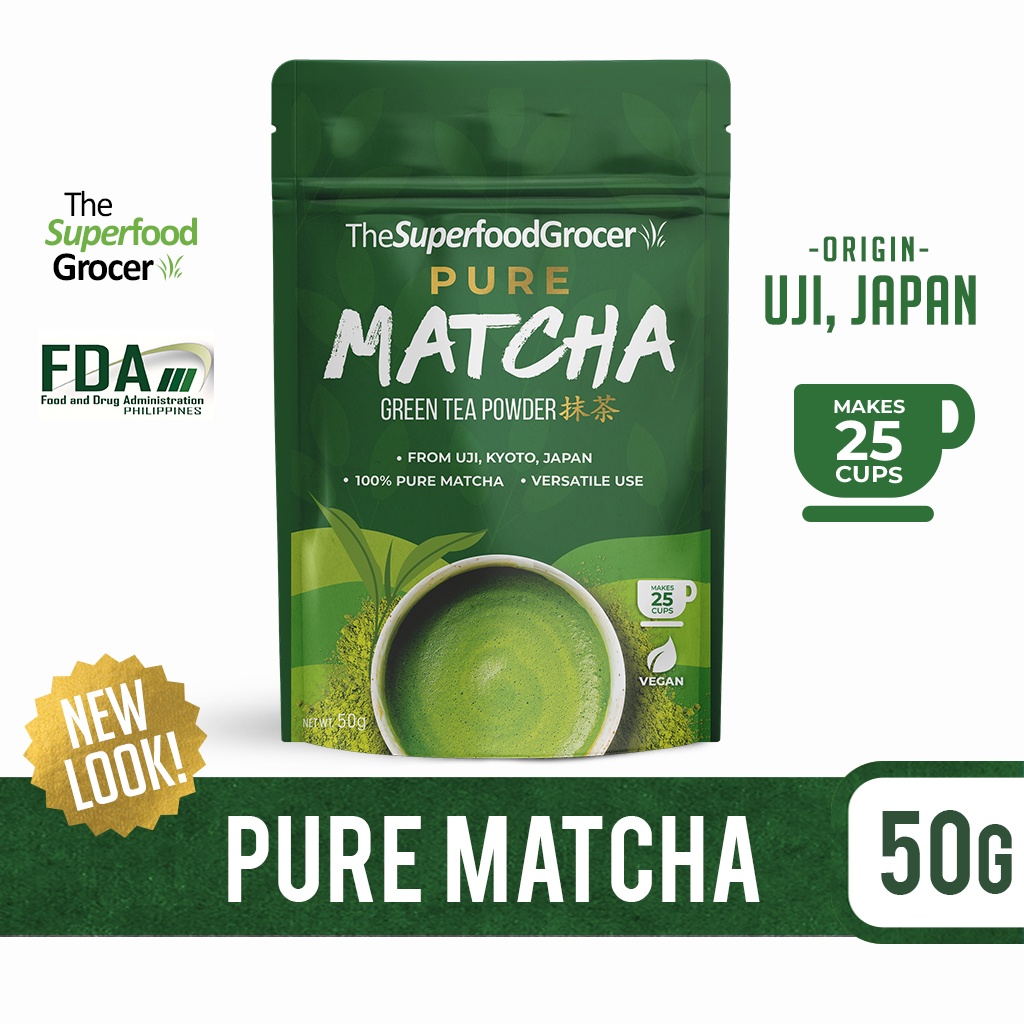 ⊙♦The Superfood Grocer 100 Pure Japanese Uji Matcha Green Tea Powder