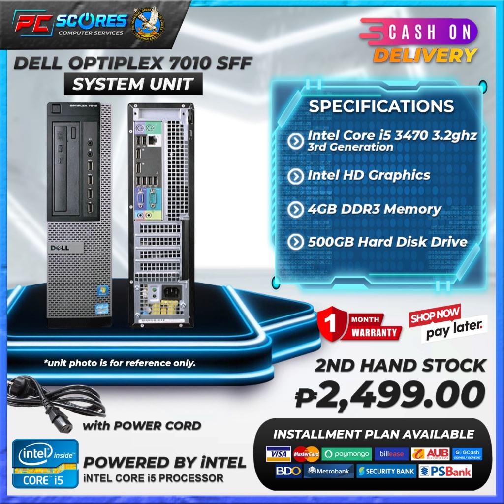 ♚CPU PC Desktop Package Computer Sytem Units Pentium Core I3 Core I5