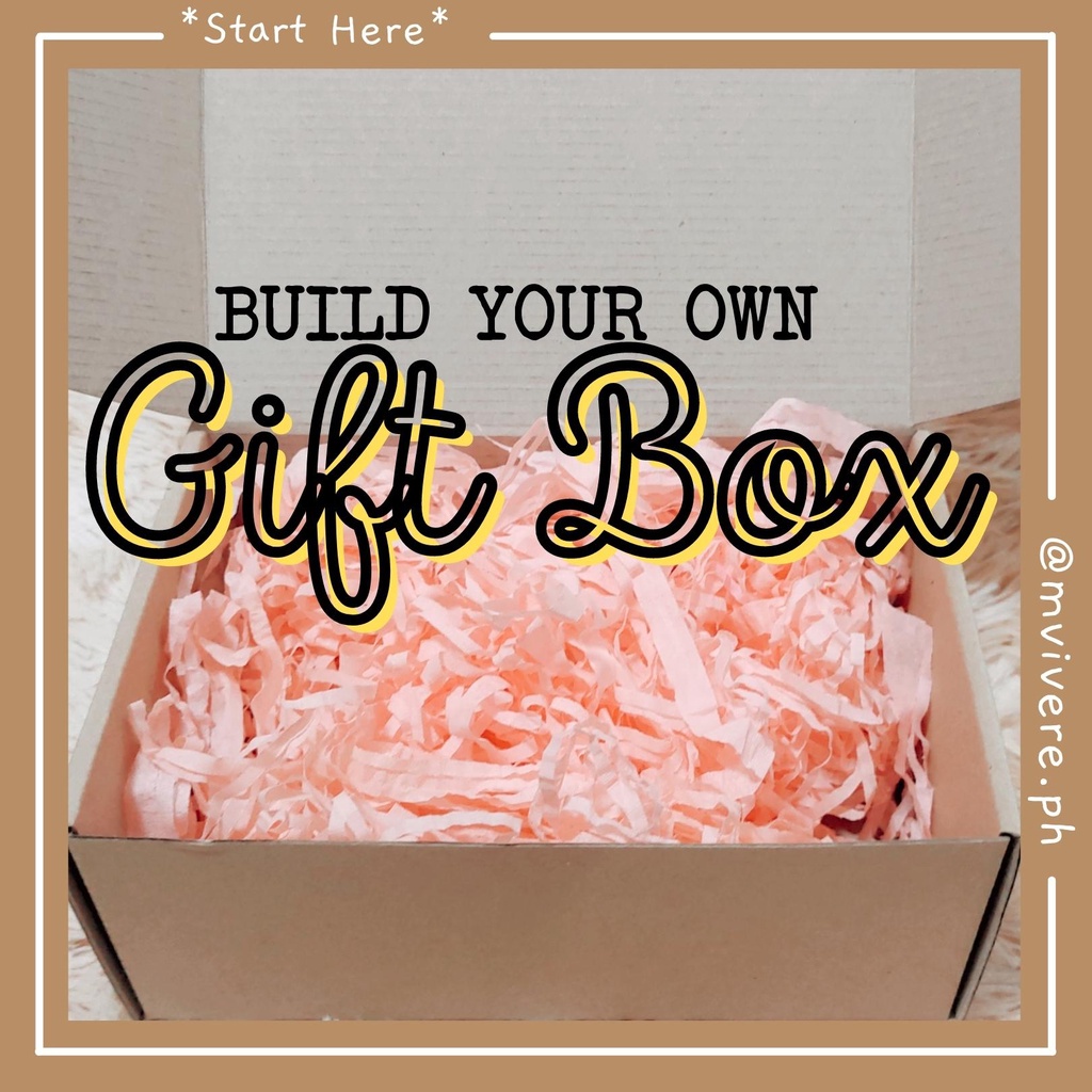 Build It Yourself Gift Box START HERE Birthday Gift Box Self Care