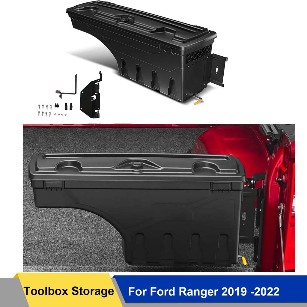 Toolbox Storage Tailgate Swing Case Storage Tool Box for Ford Ranger
