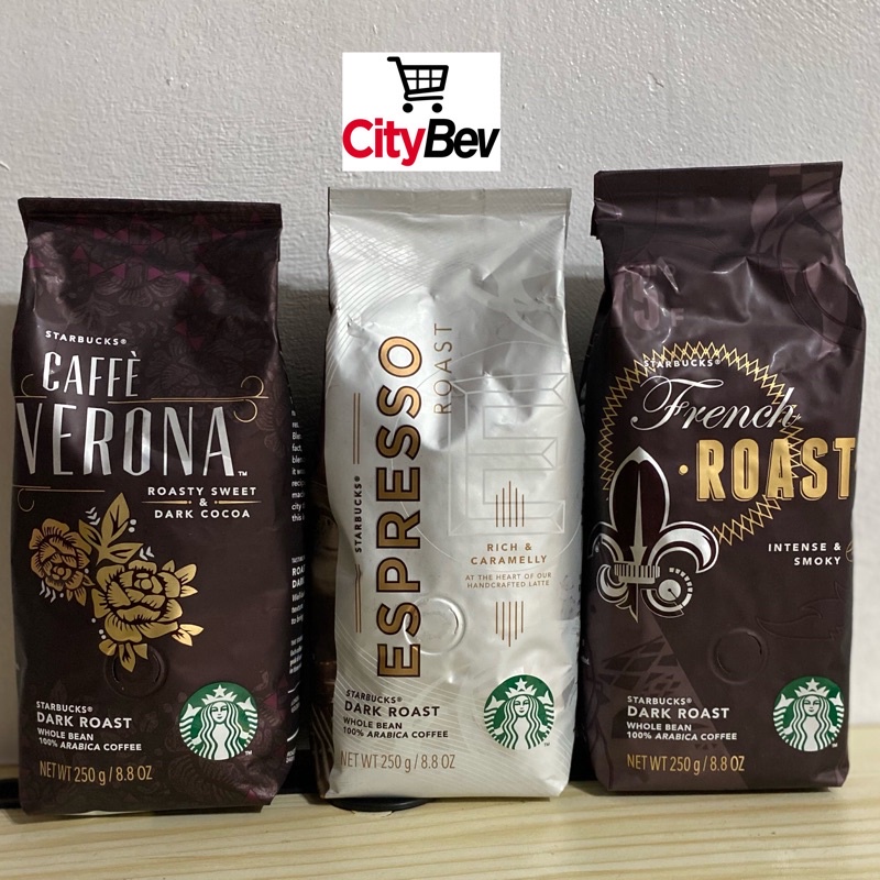 STARBUCKS Espresso Roast Dark Roast Rich & Caramelly Whole Bean Coffee