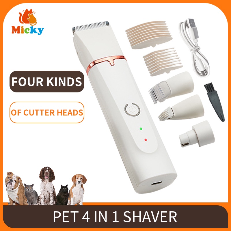 Razor for Dog 4 In 1 Dog Razor grooming Dog Cat Hair Trimmer Shaver Pet ...