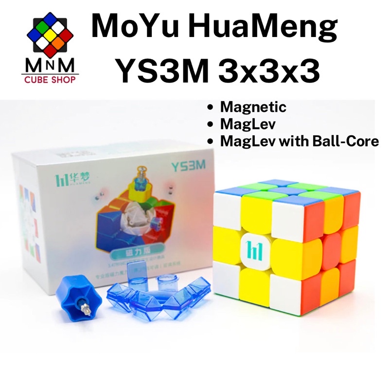 20 UV coated Moyu YS3M Huameng 3x3 Rubik Speed Cube