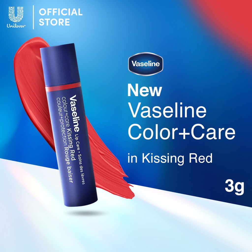 Vaseline Lip Care Colour+Care Kissing Red 3G Shopee Philippines