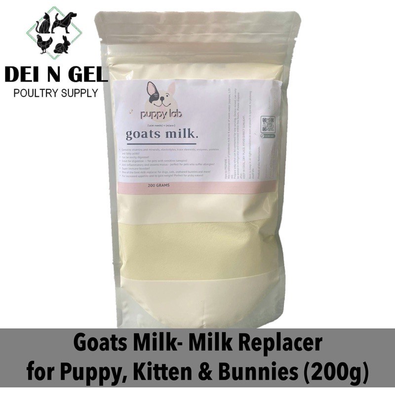 Puppy Lab Goats Milk 200 grams (Milk replacer for Puppy, Kitten, Bunny