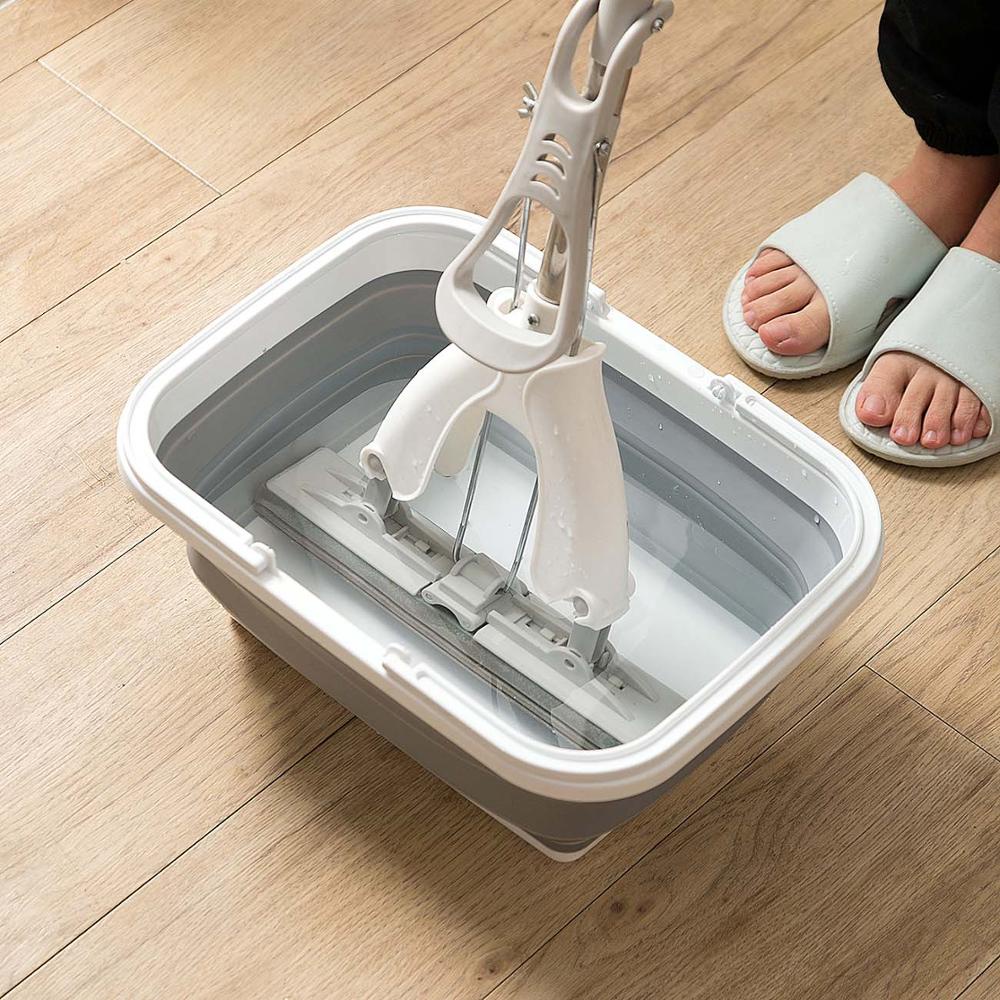tv12 Large Folding Bucket Bathroom Mop Bucket Portable Water Container