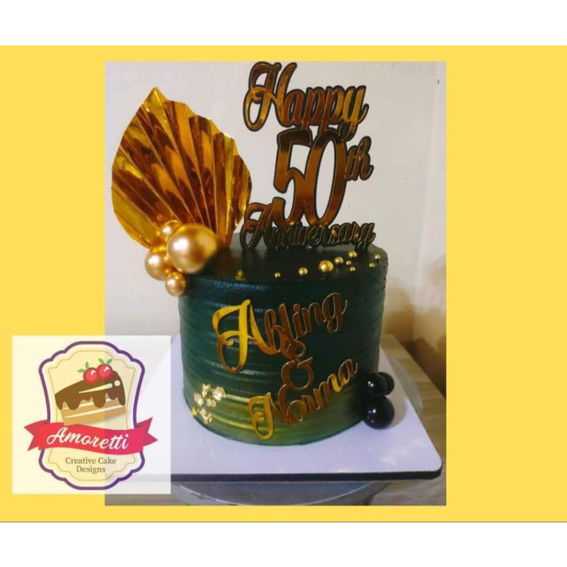 (MANIPIS) Front / Side / Body Cake Topper made from cardstock paper