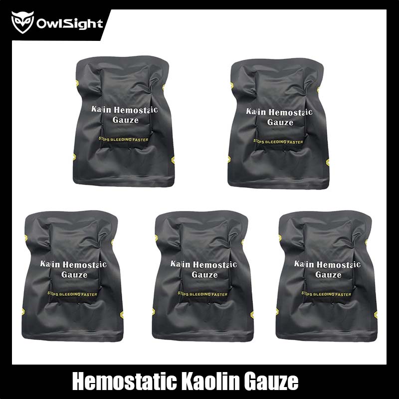 Hemostatic Kaolin Gauze Emergency Trauma Z-Fold Soluble For Ifak ...