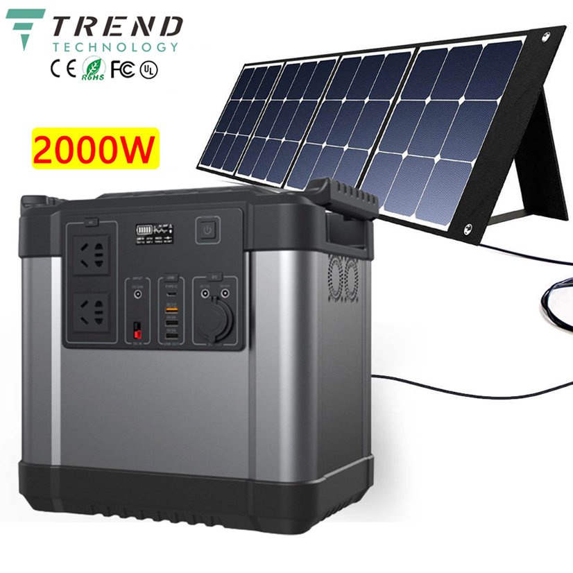 Portable Solar Generator 5000W Lithium Battery Inverter 10Kva TREND All ...