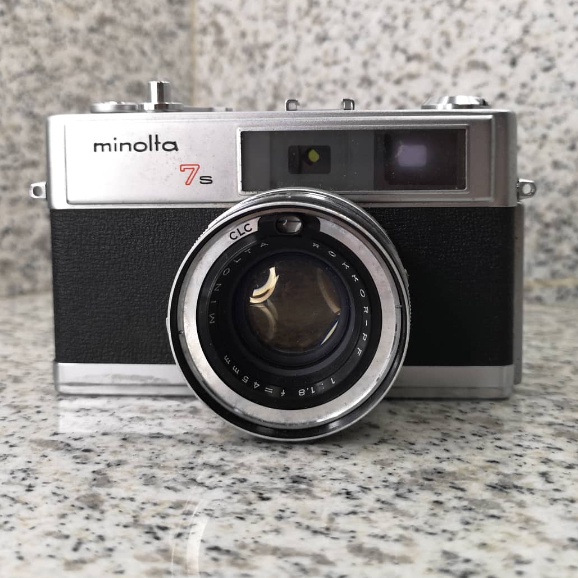 Minolta 7s Hi Matic f45mm Vintage Camera | Shopee Philippines