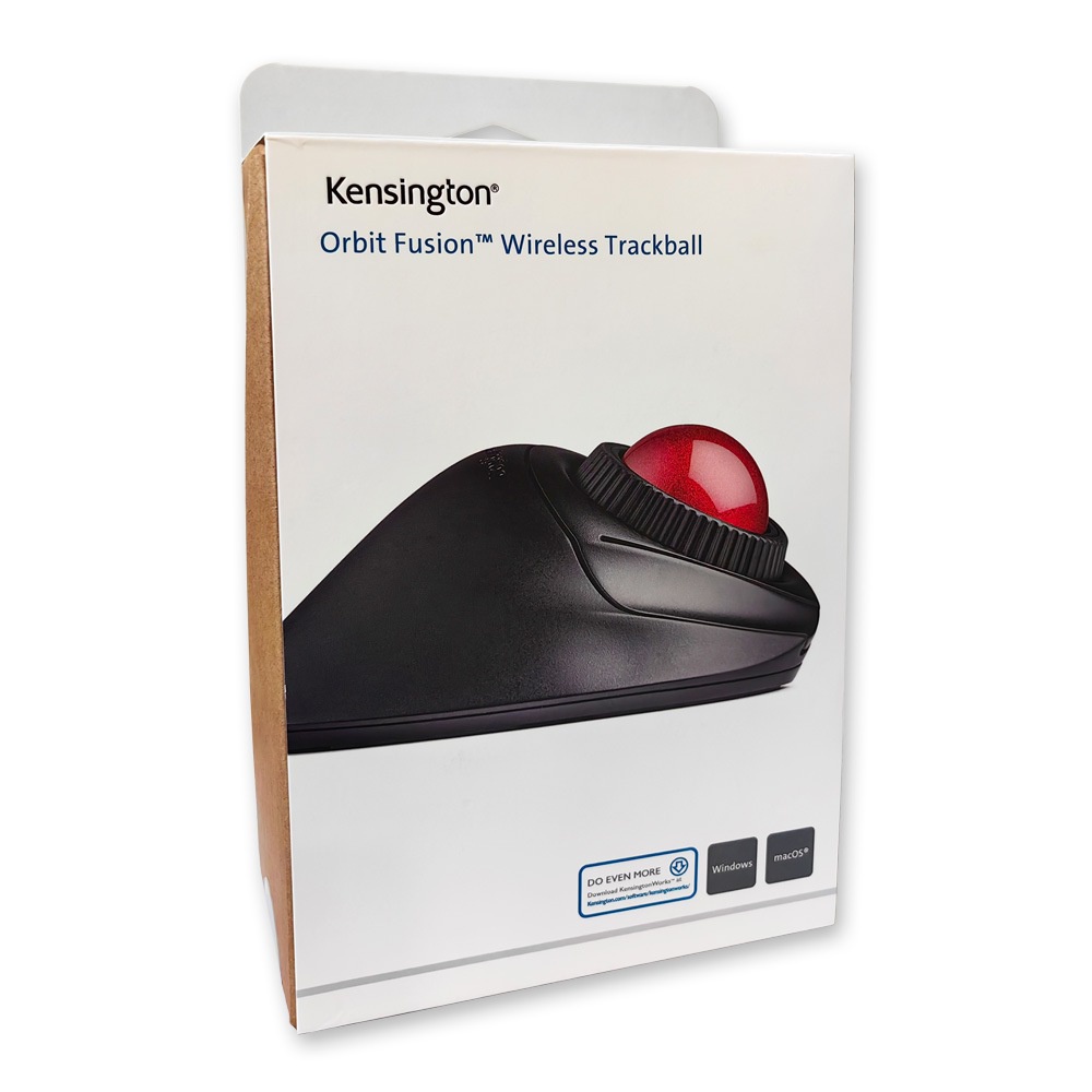 Kensington Orbit Fusion Wireless Trackball Mouse 2.4GHz with Scroll