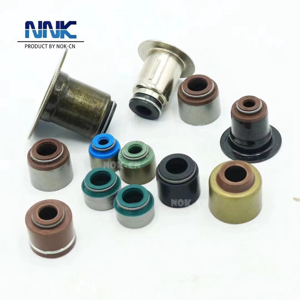 NOK-CN valve seal NBR FKM Rubber material with spring valve stem oil ...