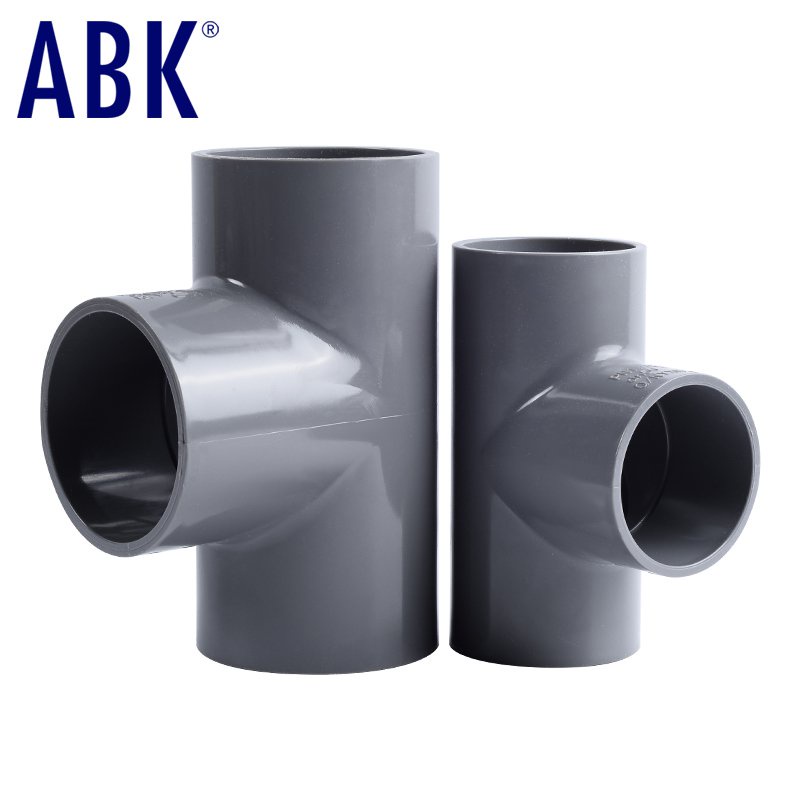 90 Degree PVC Tee Pipe Fitting Plastic Solvent Equal Tees | Shopee ...