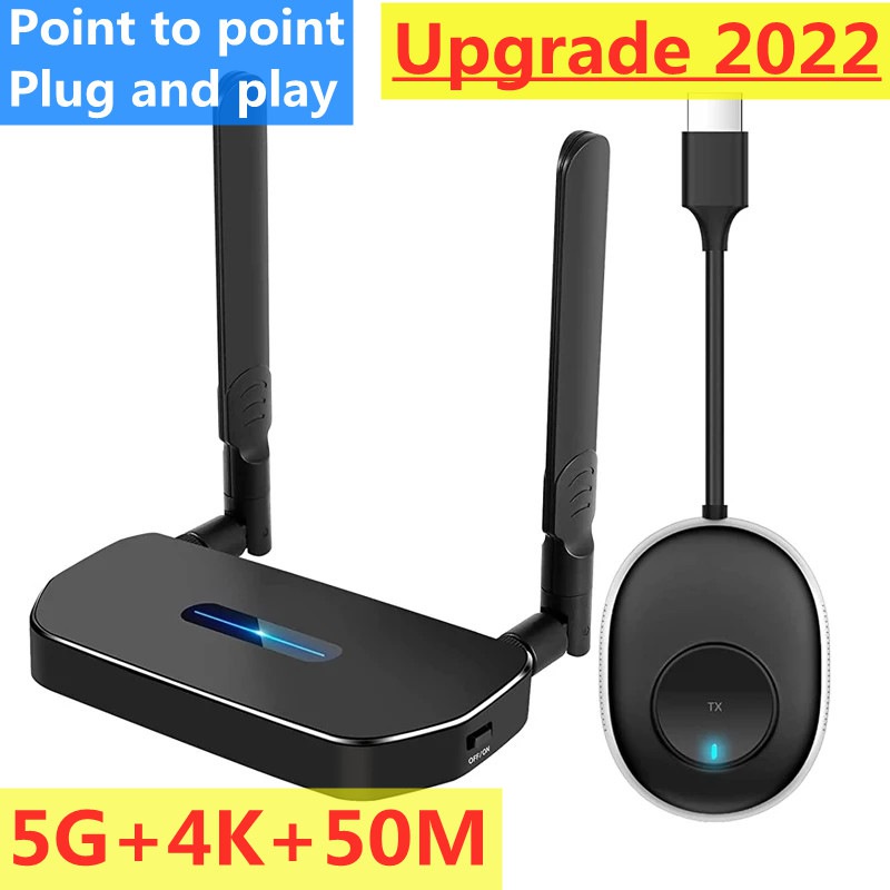 5G 4K Wireless HDMI-Compatible Video Transmitter Receiver Extender ...
