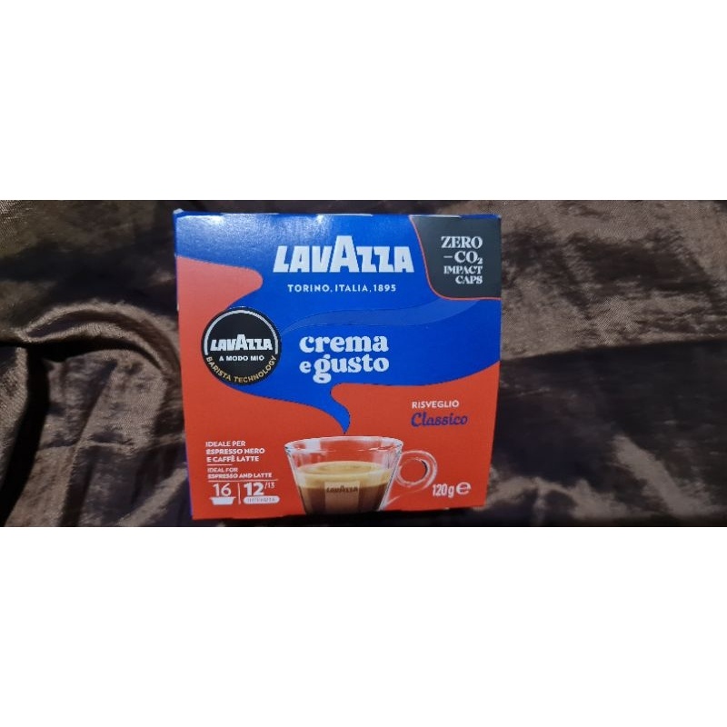 Lavazza A Modo Mio Coffee Pods, Torino Italia 1895 in 12 PODS or 16