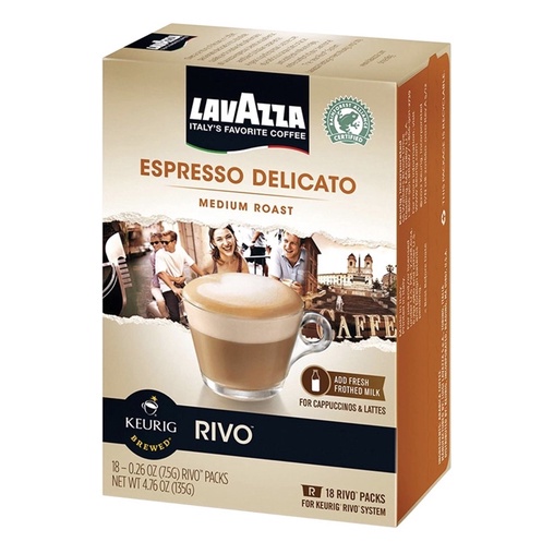 ☽♣ 1pc Lavazza Espresso Delicato coffee pod for Keurig RIVO Shopee Philippines