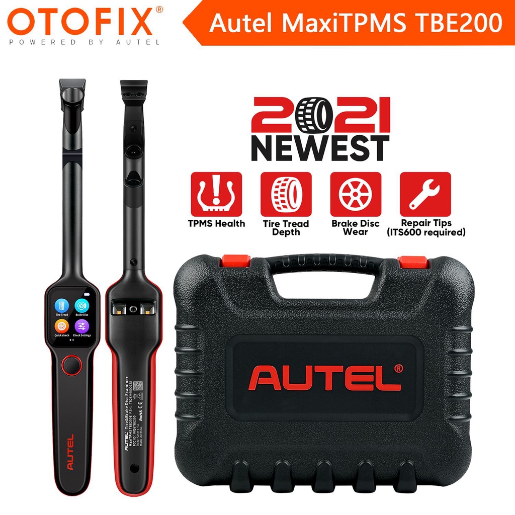 Autel MaxiTPMS TBE200 Laserenabled Tire Tread Depth & Brake Disc Wear