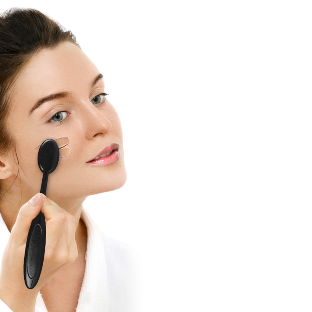 ♕LANGMANNI Soft bristles Makeup blending brush for liquid foundation