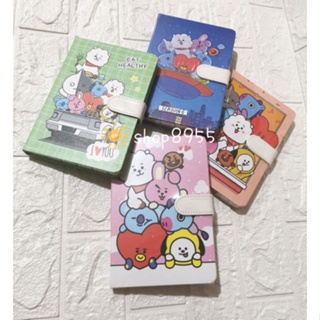 BTS BT21 Motivation Hard Bound Lined Journal Notebook with Magnetic ...