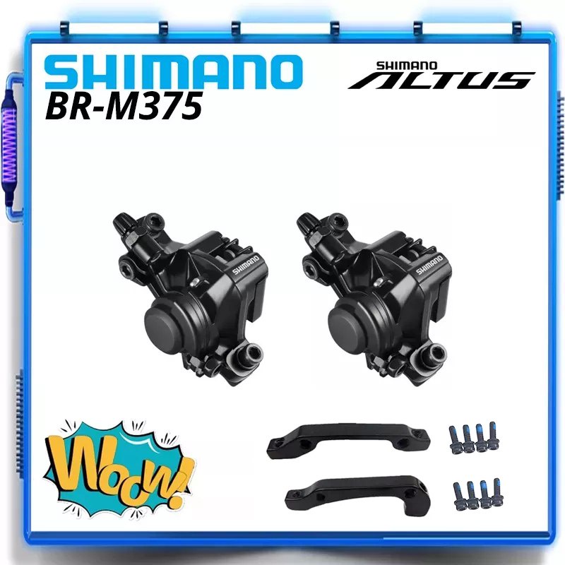 SHIMANO ALTUS BR M375 Mechanical Disc BRM375 Brake Caliper MTB M2000