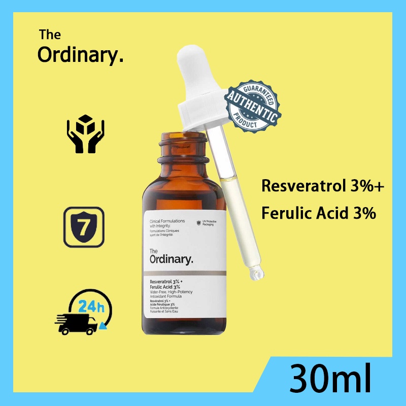 The Ordinary Resveratrol 3 + Ferulic Acid 3 (30ml) Shopee Philippines