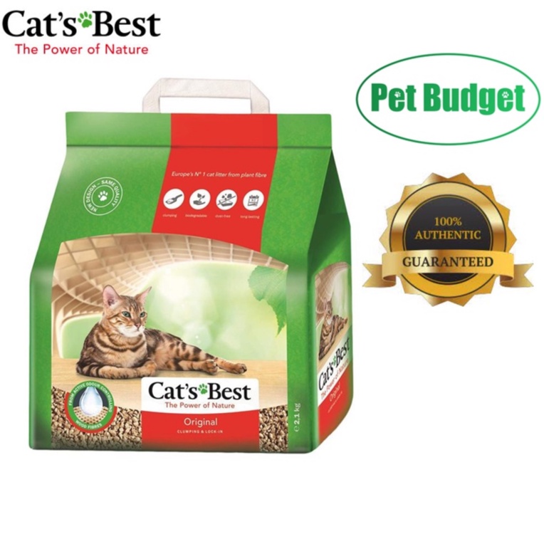 ┇Cat’s Best Original Clumping Cat litter 10l (4.3kg) Shopee Philippines
