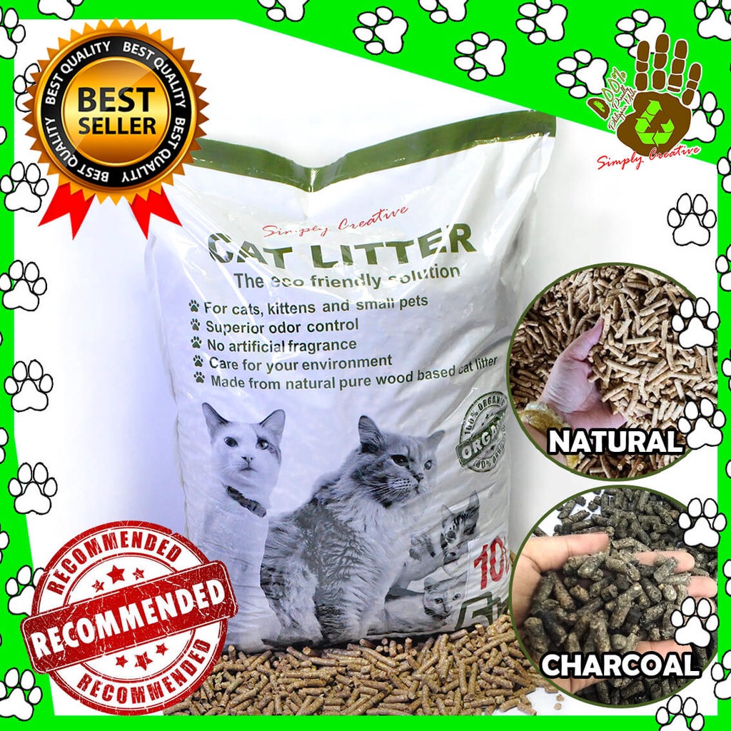 ☎☈Simply Creative Wood Based CAT LITTER Shopee Philippines