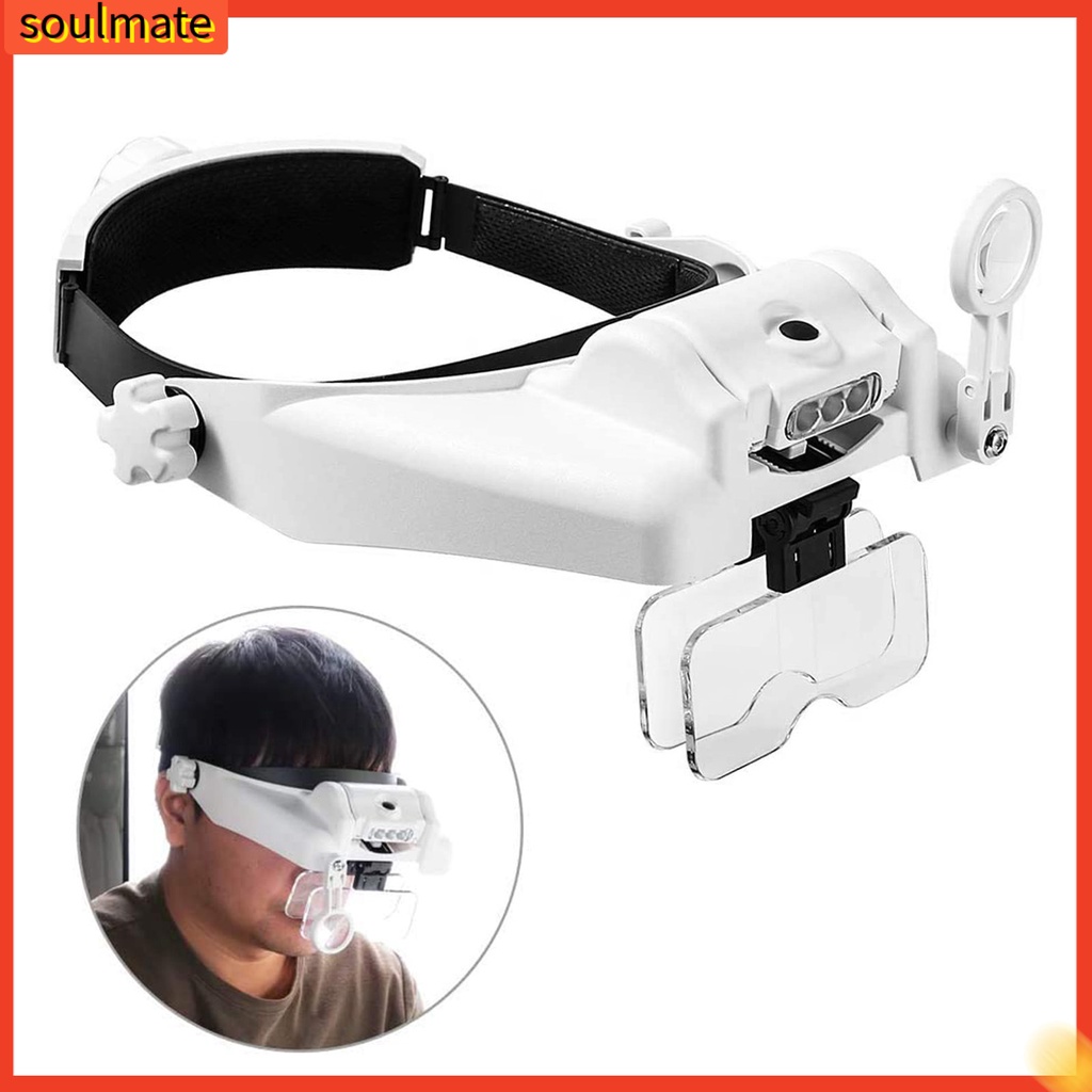 Head-mounted Magnifier 31 Types Multiple Multi-functional Lens Loupe ...