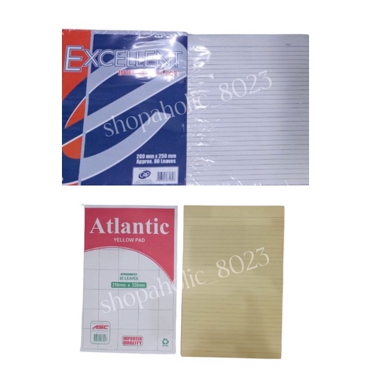 10pcs/pad Intermediate pad paper package long pad paper yellow pad ...