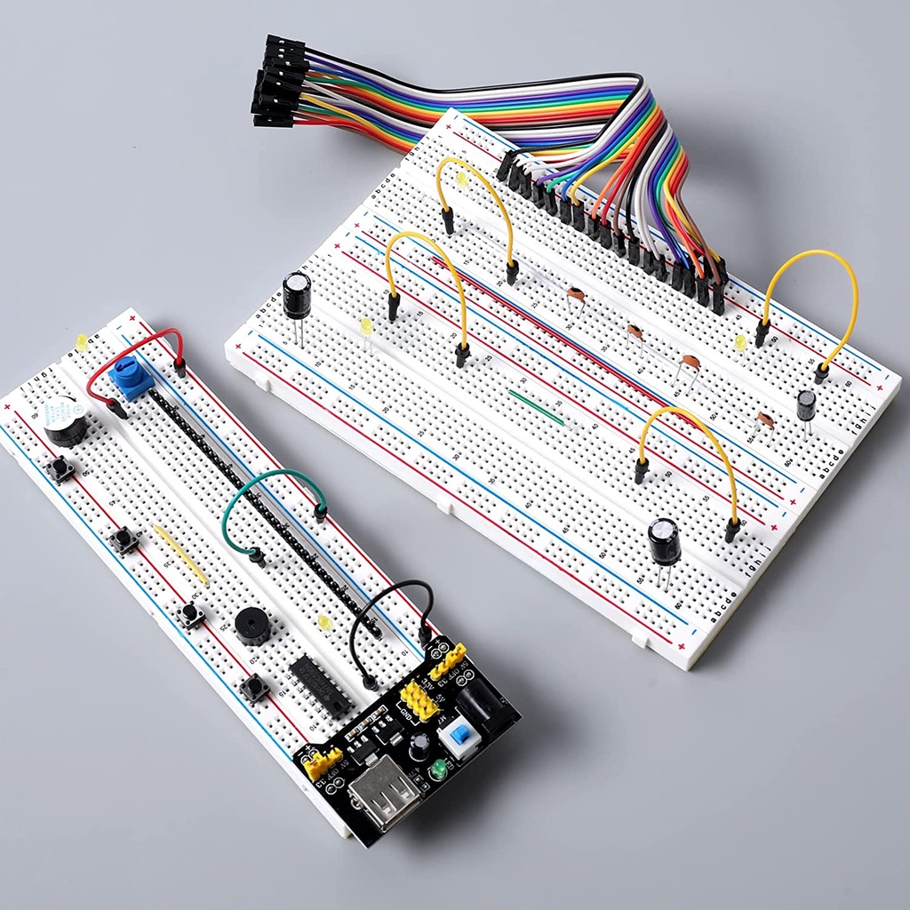 400 830 Tie Points Solderless PCB Breadboard Power Board Mini Test ...
