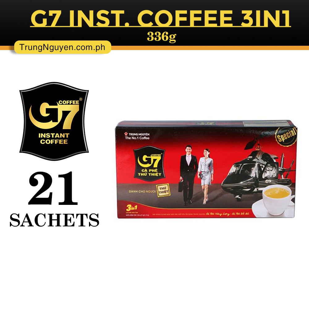 Trung Nguyen G7 Instant Coffee 3in1, the best instant coffee in