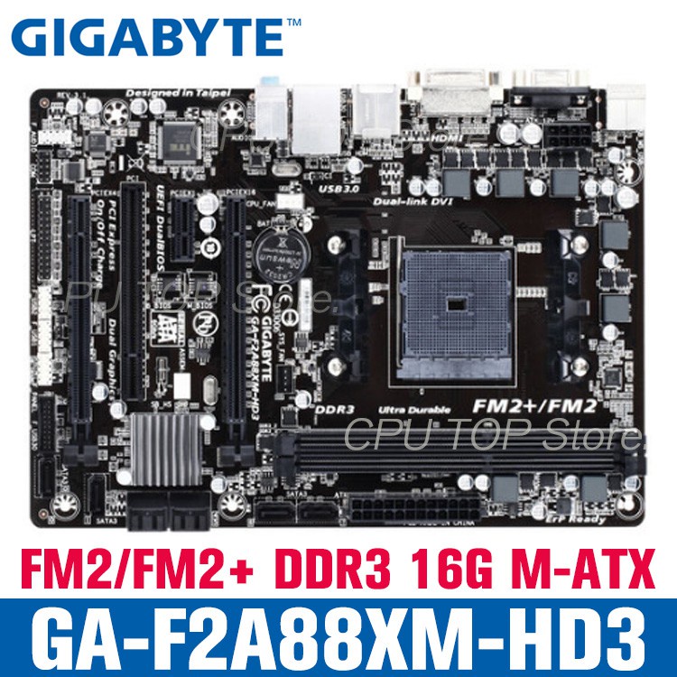 ⚡️ Gigabyte GA F2A88XMHD3 A88XMD3H A88XD3H A88 DDR3 Socket FM2 FM2