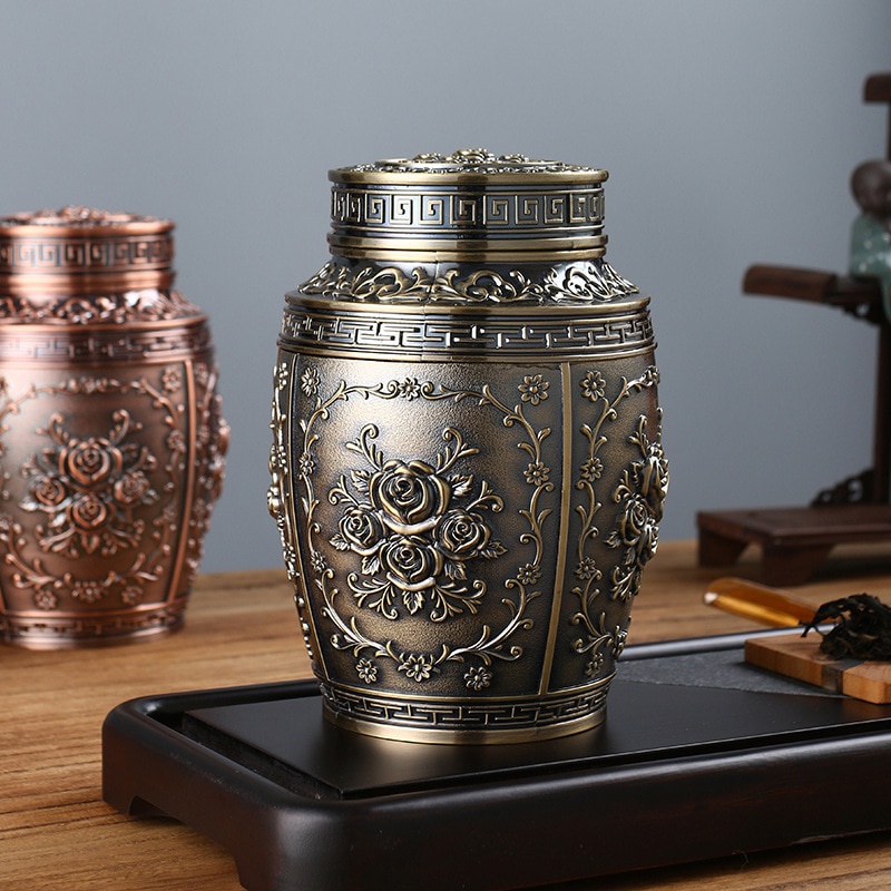 Hot☸ Container for Ashes Coffin Box Urns for Human Ashes Pet Memorial