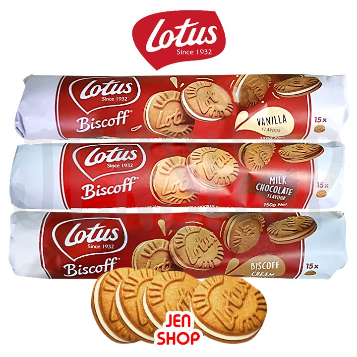 ☇Lotus Biscoff Biscuits Cookies Caramelized Sandwich Filling 150 grams