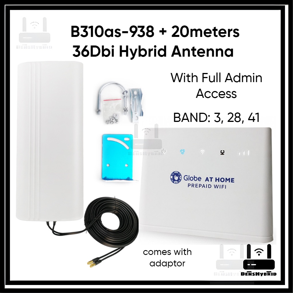 Bnew B310as-938 Lte Modem + 36Dbi Hybrid Antenna with 20 meters Wire ...