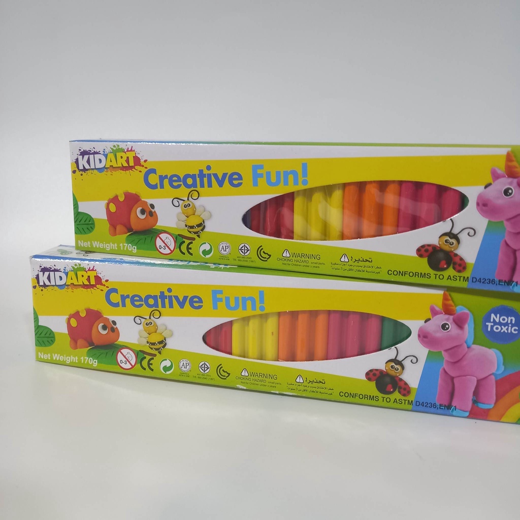 Modeling Clay MultiColored NonToxic, Gluten Free 10 Assorted