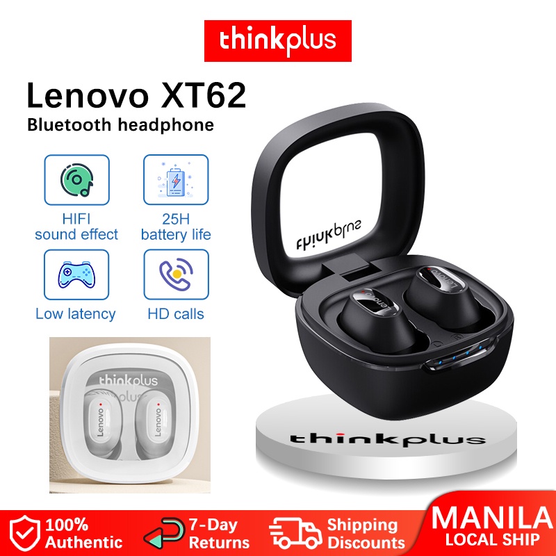 Lenovo XT62 Earbud TWS Bluetooth Earphone True Wireless Earbuds with