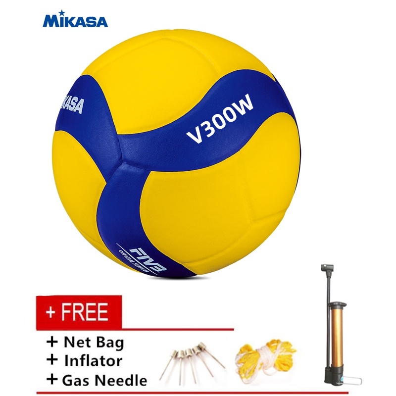 Mikasa Volleyball Ball V300W Size 5 Competition Training Leather