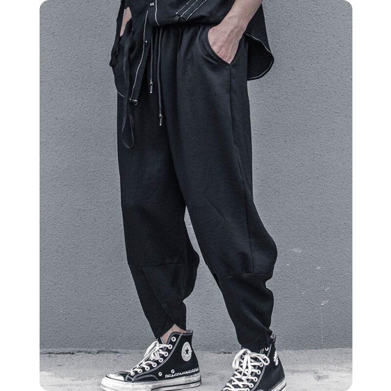 v8ca Department of irregular large size object haroun pants wide-legged ...